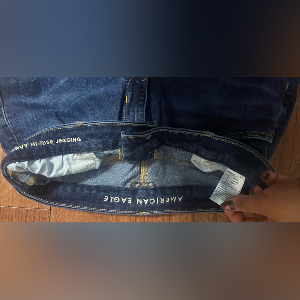 American Eagle curvy hi rise jeggings 12